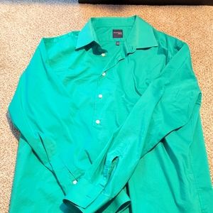 Green Men''s button down
